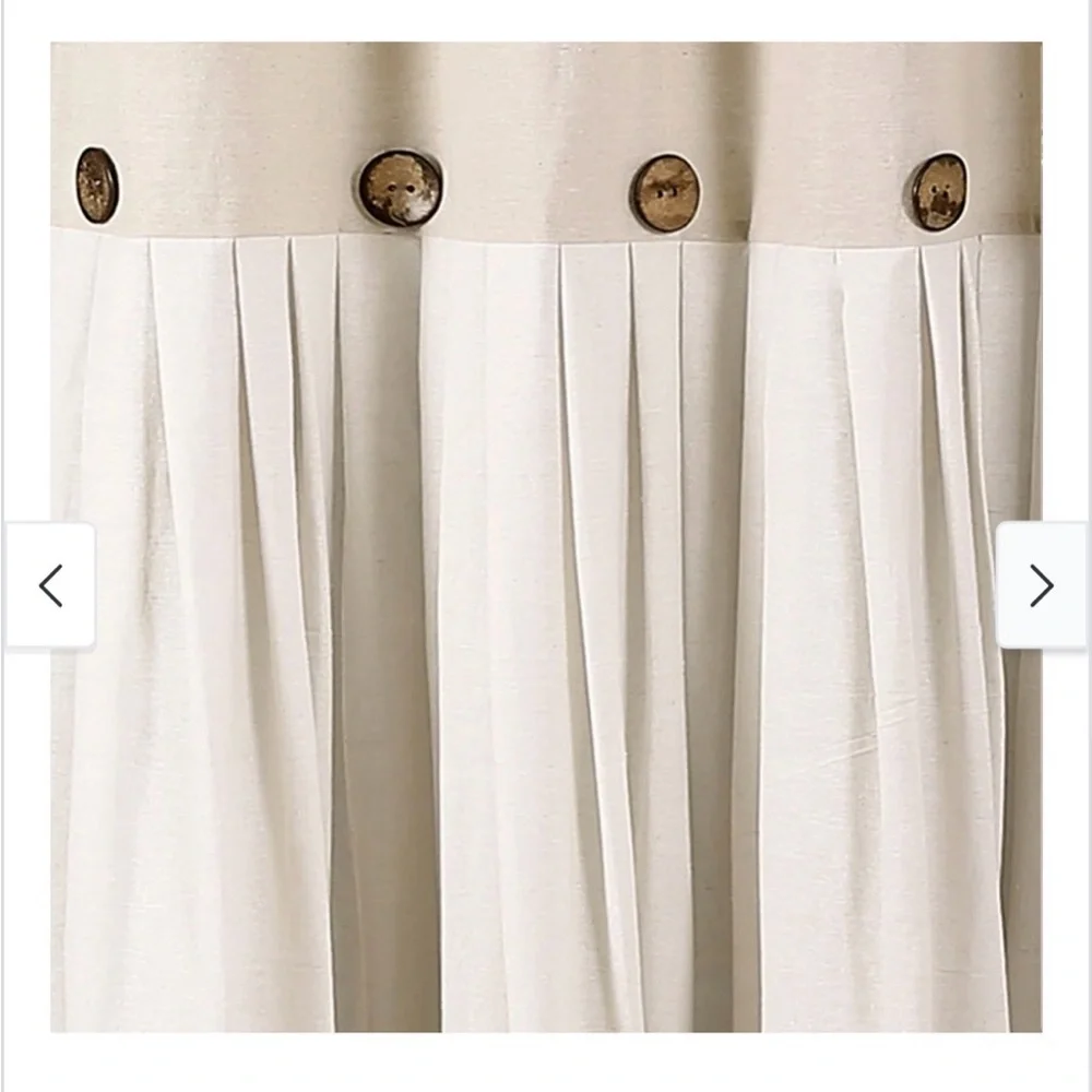 LUSH DECOR SHOWER CURTAIN 72” X 72”